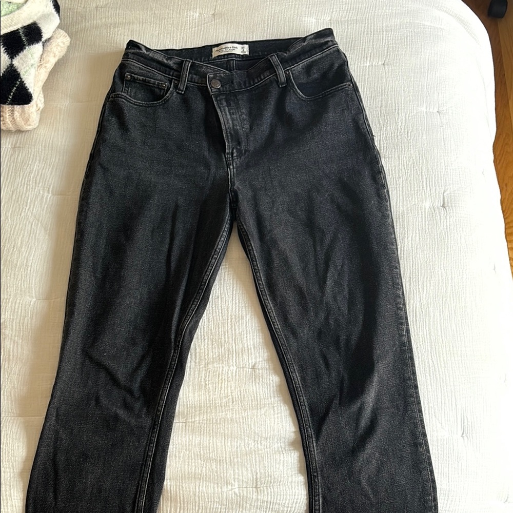 Abercrombie & Fitch Charcoal Denim Jeans